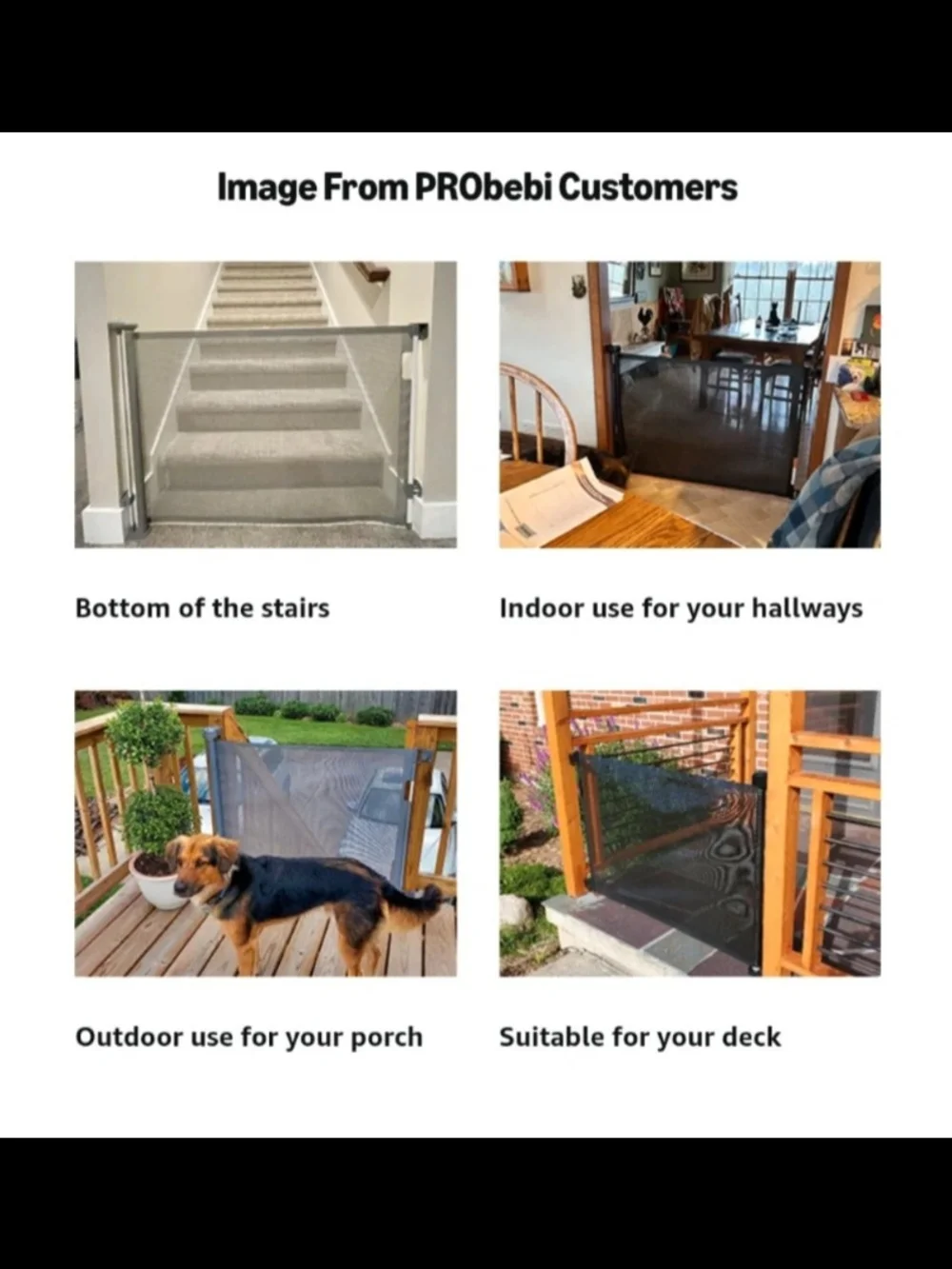 Retractable Baby Pet Gate